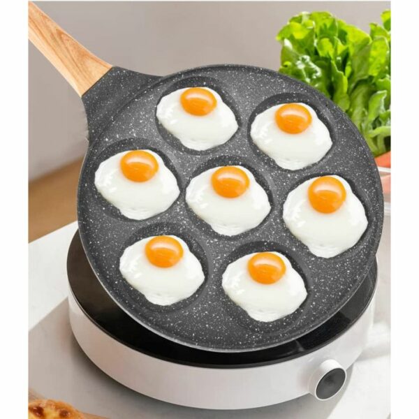 [Wajan] HeyDear 7 Hole Egg Frying Pan Character (3 variation) Wajan penggorengan Kualitas Tinggi