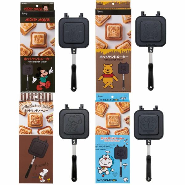 [Cetakan Sandwich] Skater Sandwich Maker Character Pattern (6 variation) Kualitas Tinggi