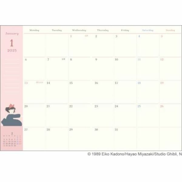 [Buku] (ENSKY) Kiki Delivery Service 2025 Schedule Book A6 Terbatas