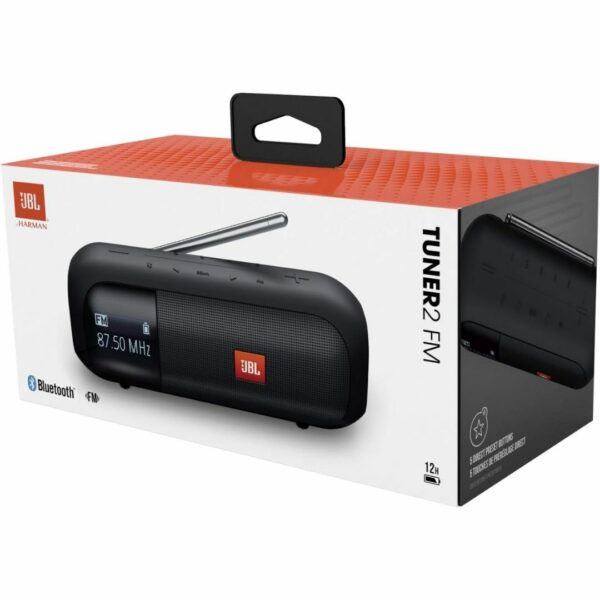 Wireless Speaker JBL Tuner 2 FM (JBL Bluetooth Speaker) (JBLTUNER2FMBLKJN) Asli Kualitas Tinggi