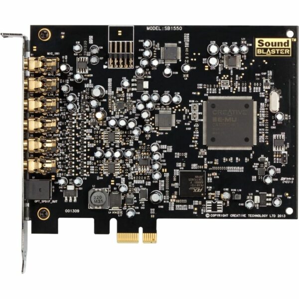 [Sound Card] Creative Sound Blaster Audigy Rx PCIe Sound Card (2013) Asli Kualitas Tinggi