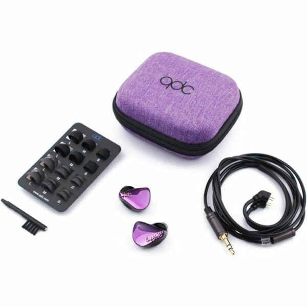 [Earphone] QDC Superior Rondo Purple Earbud (10 mm) Asli Kualitas Tinggi