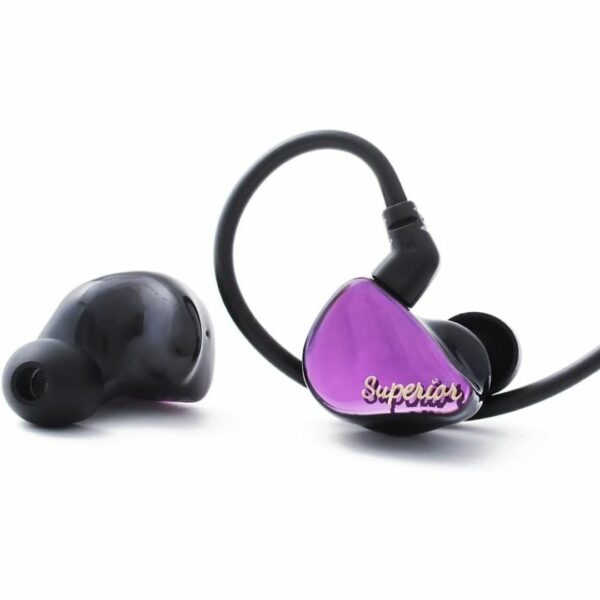 [Earphone] QDC Superior Rondo Purple Earbud (10 mm) Asli Kualitas Tinggi