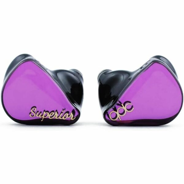 [Earphone] QDC Superior Rondo Purple Earbud (10 mm) Asli Kualitas Tinggi