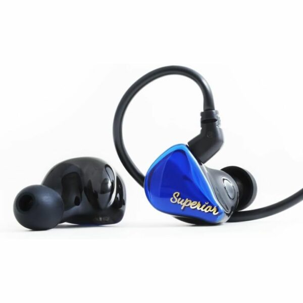 [Earphone] QDC Superior Azure Blue Earbud (10mm) Asli Kualitas Tinggi