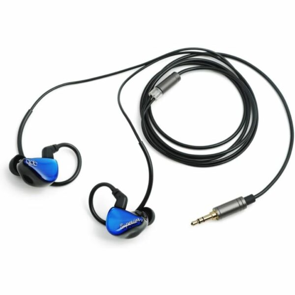 [Earphone] QDC Superior Azure Blue Earbud (10mm) Asli Kualitas Tinggi