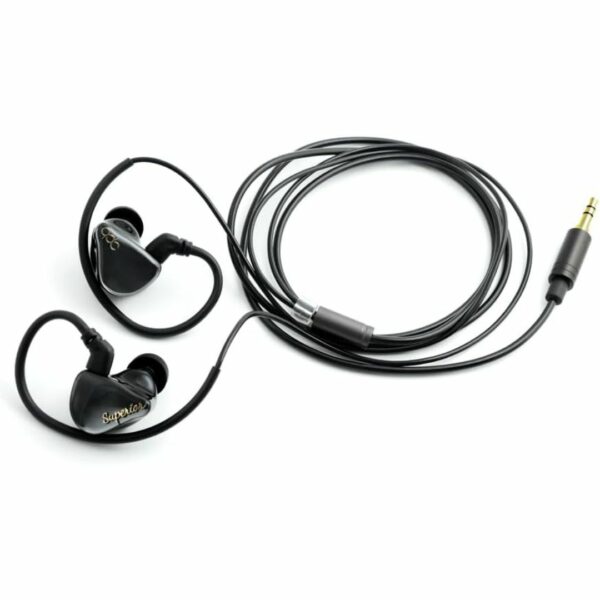 [Earphone] QDC Superior Piano Black Earbud (10mm) Asli Kualitas Tinggi