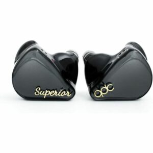 [Earphone] QDC Superior Piano Black Earbud (10mm) Asli Kualitas Tinggi