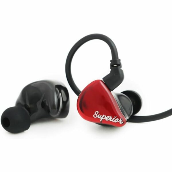 [Earphone] QDC Superior Vermilion Red Earbud (10mm) Asli Kualitas Tinggi