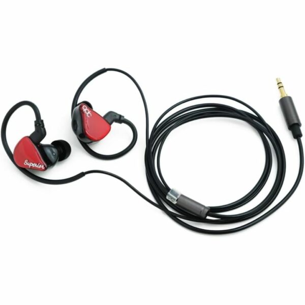 [Earphone] QDC Superior Vermilion Red Earbud (10mm) Asli Kualitas Tinggi