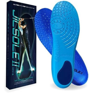 JICSOLE II Golf Insoles (Unique Tilt Angle for Increased Distance) Patent Pending Footbed