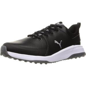 Puma Golf Spikeless Shoes, Grip Fusion Pro 3.0, Men's (Puma Black/Puma Silver/Quiet Shade)