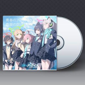 CD Blue Archive The Animation theme song single (Seishun no Archive/Mahiru no Sora no Tsuki) bonus (PO-2024) Terbatas