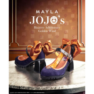 [Sepatu] Mayla x JoJo's Bizarre Adventure Iconic Shoes Object Pumps (Narancia Ghirga)