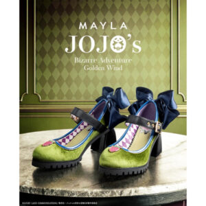 [Sepatu] Mayla x JoJo's Bizarre Adventure Iconic Shoes Object Pumps (Pannacotta Fugo)