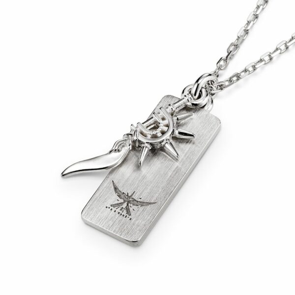 [Kalung Silver] Arknights Motif Necklace (Thorns) Silver PO-24 Eksklusif