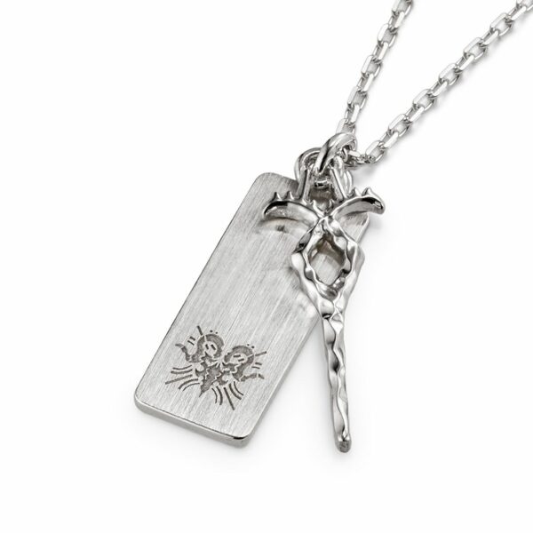 [Kalung Silver] Arknights Motif Necklace (Eyjafjallä) Silver PO-24 Eksklusif