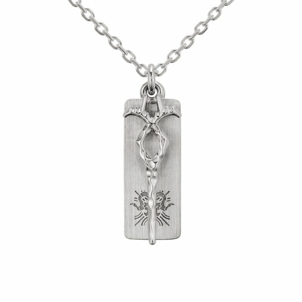 [Kalung Silver] Arknights Motif Necklace (Eyjafjallä) Silver PO-24 Eksklusif