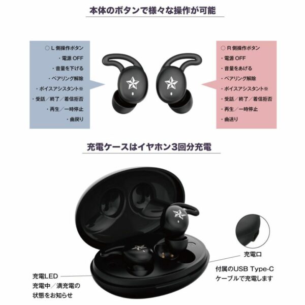 [TWS] Onkyo x Tokyo 7th Sisters Nicole Nanasaki Earphone CP-TWS01C Eksklusif Terbatas