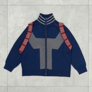 earth music&ecology X My Hero Academia Shoto Todoroki knit blouson