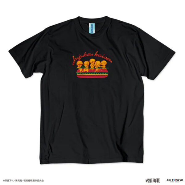 Kaos Jujutsu Kaisen season 2 scene illustration Tshirt Fast Food (PO-24) Eksklusif Terbatas