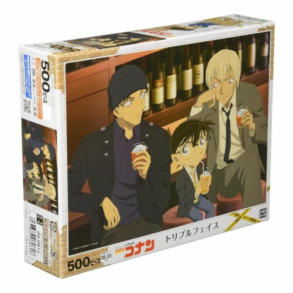 Epoch 500-piece jigsaw puzzle Detective Conan Triple Face