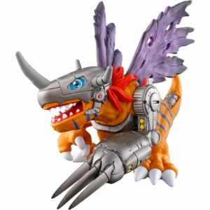 [Figure] Digimon Adventure Dynamo Metal Greymon Figure (The most dynamic of motions) (21) Kualitas Terbaik