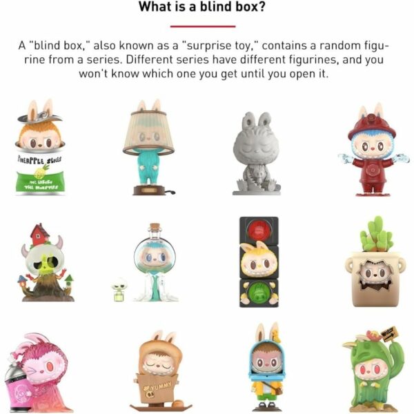 Popmart Figure THE MONSTERS Almost Hidden Series blind box (1 piece) Karakter Asli Premium