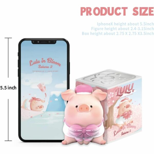 52Toys Figure Piglet Lulu Figure in Bloom Sakura 2 Blind box (1 piece) Asli Premium