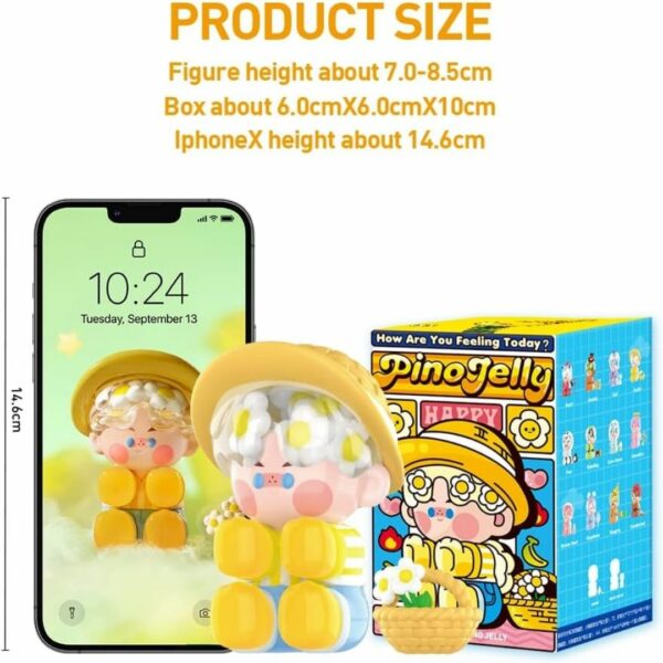 52Toys Figure How Are You Feeling Today? PINO JELLY Happy Series blind box (1 piece) Asli Premium