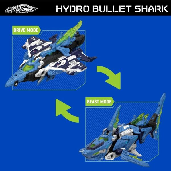 52TOYS Figure Beastdrive HYDRO BULLET SHARK Asli Premium