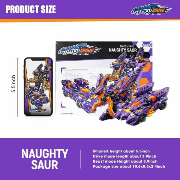 52TOYS Figure Beastdrive BD 03 NAUGHTY SAUR Asli Premium