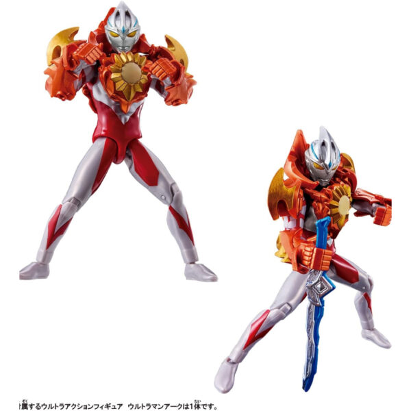 [Figure] Bandai Ultraman Arc Ultra Action Figure Ultraman Arc Solis & Luna Armor Set (24) Asli Kualitas Tinggi