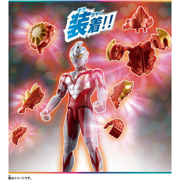 [Figure] Bandai Ultraman Arc Ultra Action Figure Ultraman Arc Solis & Luna Armor Set (24) Asli Kualitas Tinggi