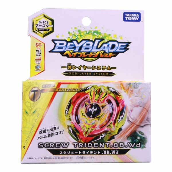 Takara Tomy Beyblade Booster Screw Trident .8B.Wd B-103