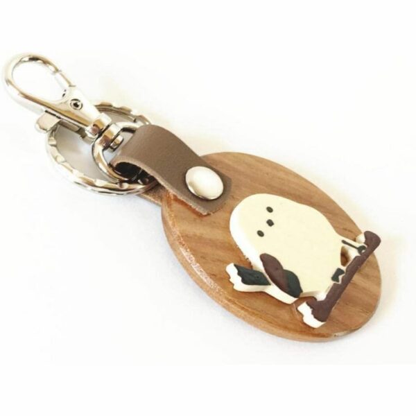 [Keychain] Wooden Sima-taga Keychain (2 inches) Kualitas Bagus