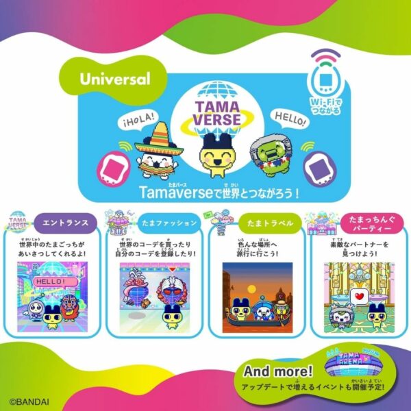 [Tamagotchi] BANDAI Tamagotchi Uni Purple (2023 Japan Toy Awards) Kualitas Bagus