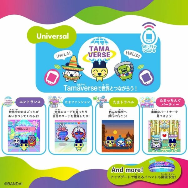 [Tamagotchi] BANDAI Tamagotchi Uni Pink (2023 Japan Toy Awards) Kualitas Bagus