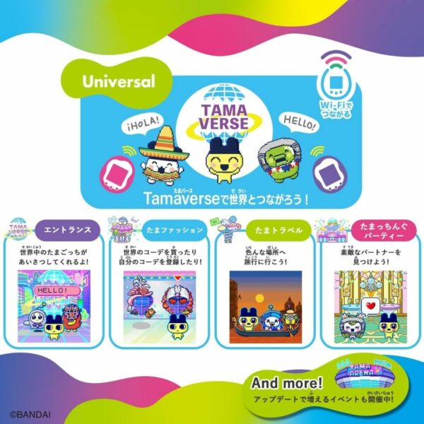 [Tamagotchi] BANDAI Tamagotchi Uni Blue (2023 Japan Toy Awards) Kualitas Bagus