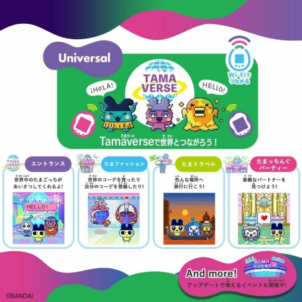 [Tamagotchi] BANDAI Tamagotchi Uni Carnival (2023 Japan Toy Awards) Kualitas Bagus