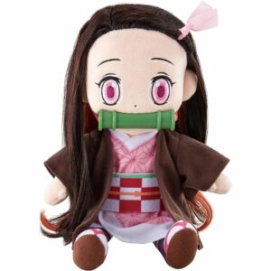 [Plush] Demon Blade Always Together Talking Nezuko Plush (Kimetsu no Yaiba) (25x20x15 cm) (Boneka Nezuko Lucu dan berkualitas)