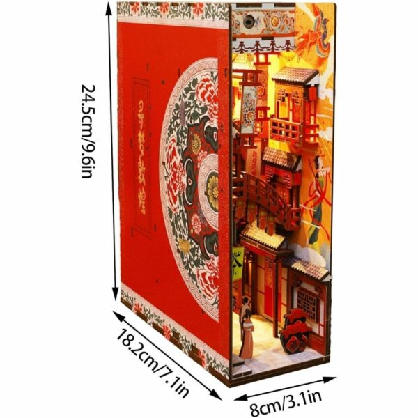 Book Nook Kit Dunhuang Dream [3D Wooden DIY Miniature] Kualitas Terbaik