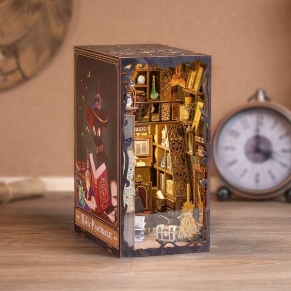 Book Nook Kit Detective Agency (3D Wooden DIY Miniature) Kualitas Terbaik