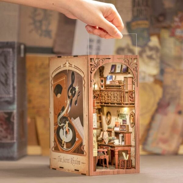 Book Nook Kit Music Workshop (3D Wooden DIY Miniature) Kualitas Terbaik