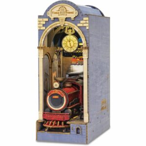 ROBOTIME Book Nook Kit Time Travel (3D Wooden DIY Miniature) Kualitas Terbaik