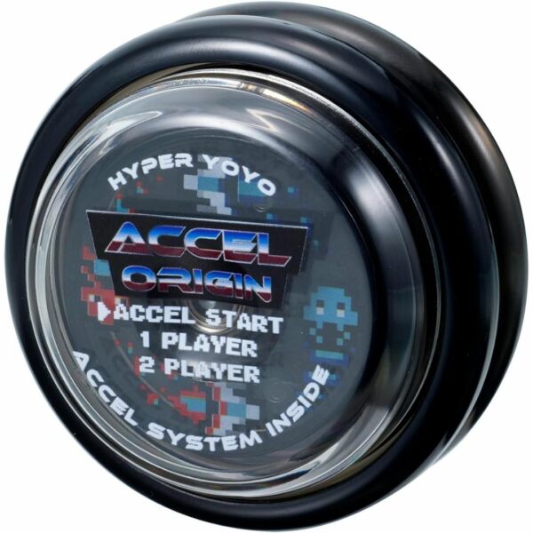 BANDAI Hyper Yoyo Axle Origin Gaming Black (24) Kualitas Terbaik