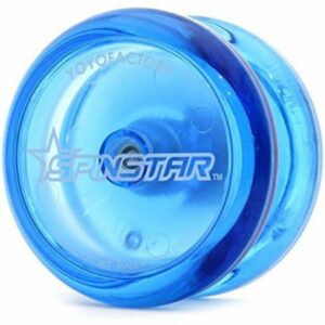 Yoyo Spinstar Clear Blue with DVD for beginners (Yoyo Factory) (24) Kualitas Terbaik