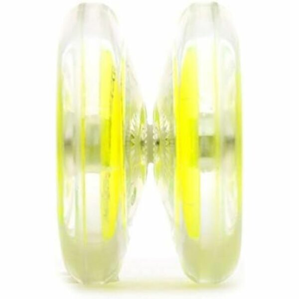 Yoyo Spinstar Clear Body/Yellow with DVD for beginners (Yoyo Factory) (24) Kualitas Terbaik