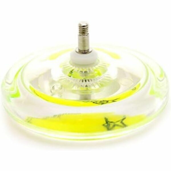 Yoyo Spinstar Clear Body/Yellow with DVD for beginners (Yoyo Factory) (24) Kualitas Terbaik