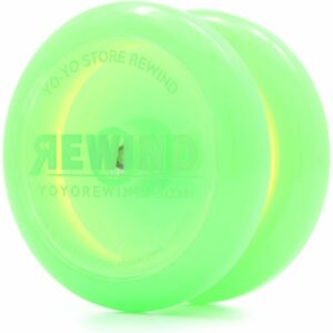 Yoyo Spinstar Green/Clear Cap with DVD for beginners (Yoyo Factory) (24) Kualitas Terbaik